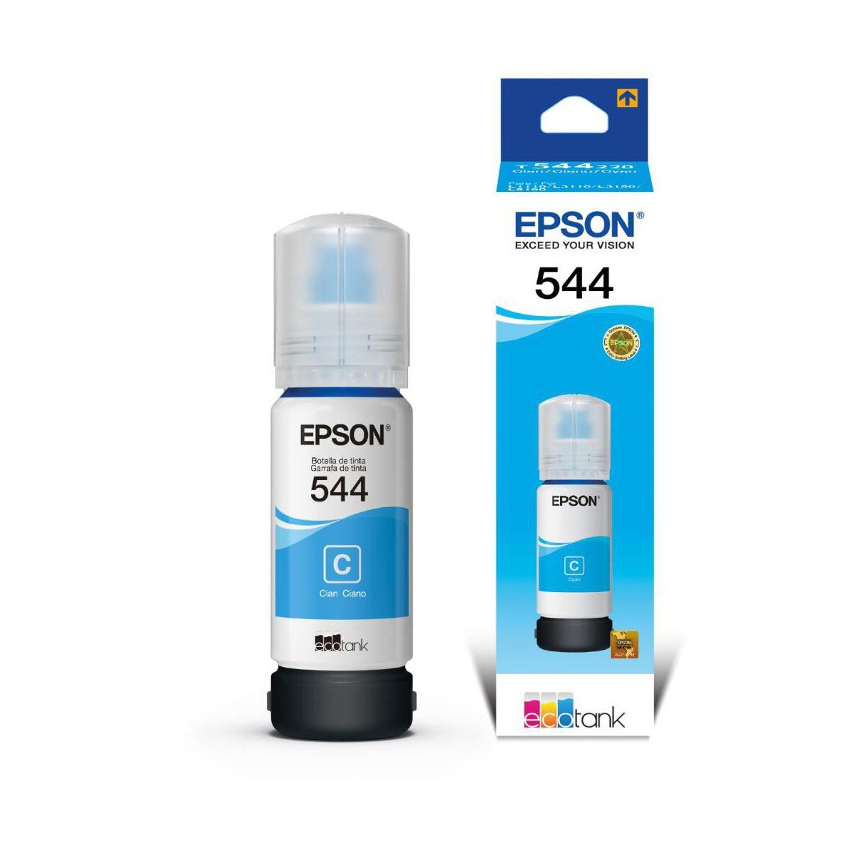 EPSON - Botella de tinta T544 Cian 65ml