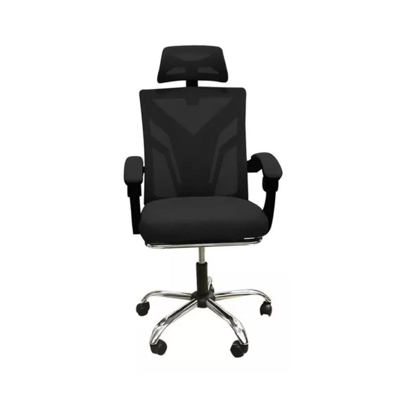 GENERICO - Silla ejecutiva de escritorio ergonómica Lumax Clyde color negro