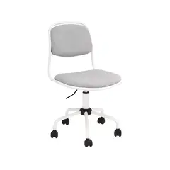 GENERICO - Silla de escritorio con tapizado de tela melange Casaideas color gris