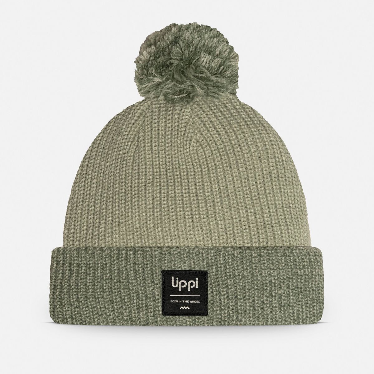 LIPPI - Gorro Fly Line Pom Blend-pro Beanie Jade Melange Lippi