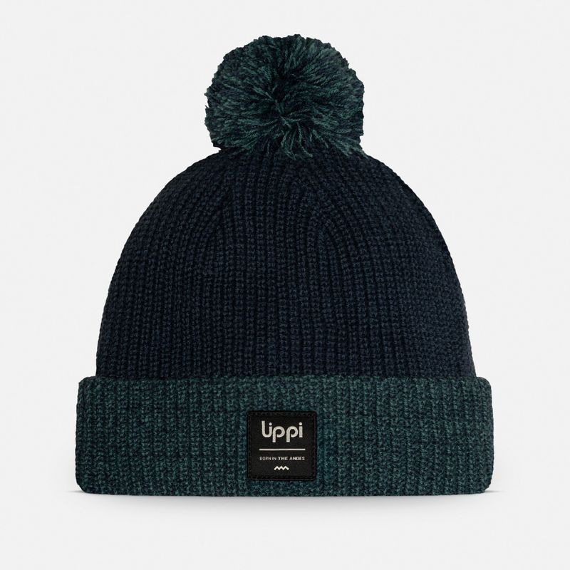 LIPPI - Gorro Fly Line Pom Blend-pro Beanie Azul Melange Lippi