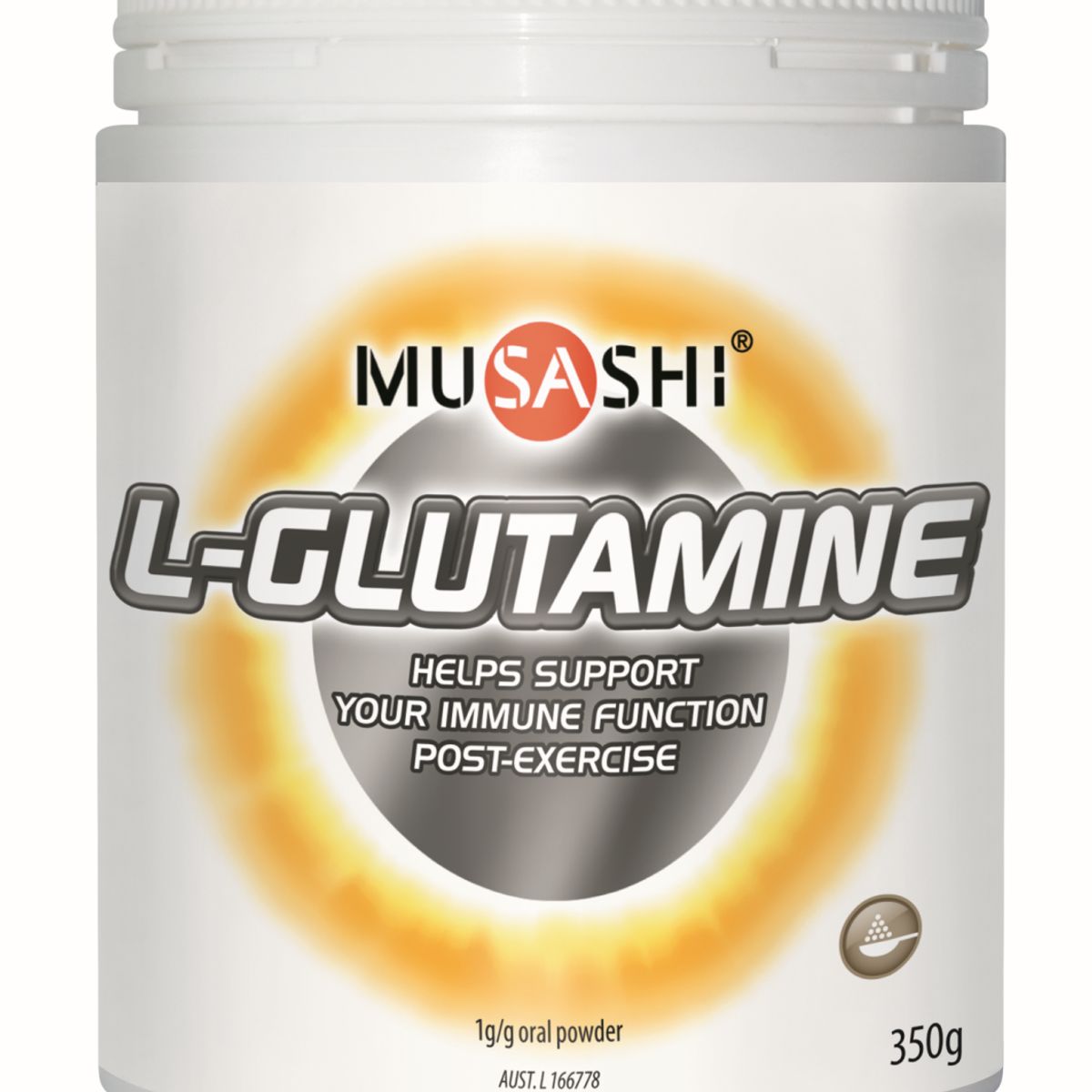 MUSASHI - Musashi Glutamina 3000mg L-glutamina Micronizada Pura 350gr