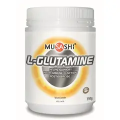 MUSASHI - Glutamina 3000mg L-glutamina Micronizada Pura 350gr