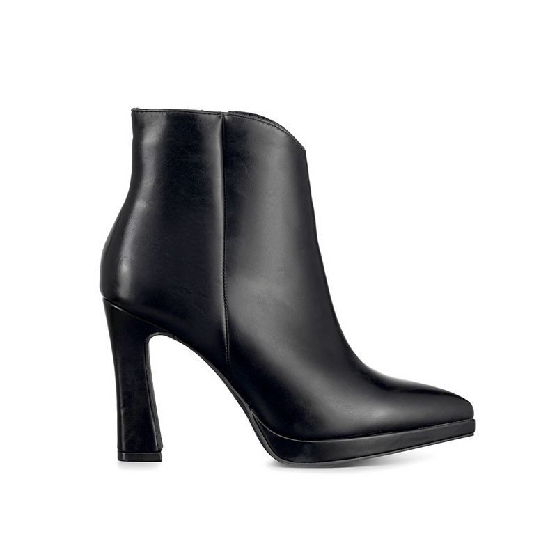 WEIDE - Botin Mujer Casual Taco Grueso Clasico Vintage Weide CZY610