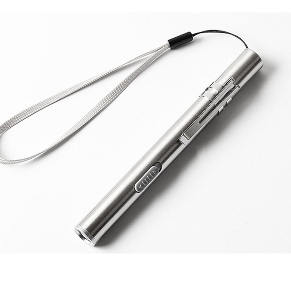 GENERICO - Linterna USB Tipo Lapiz Led Medica Recargable Aluminio Diagnostico