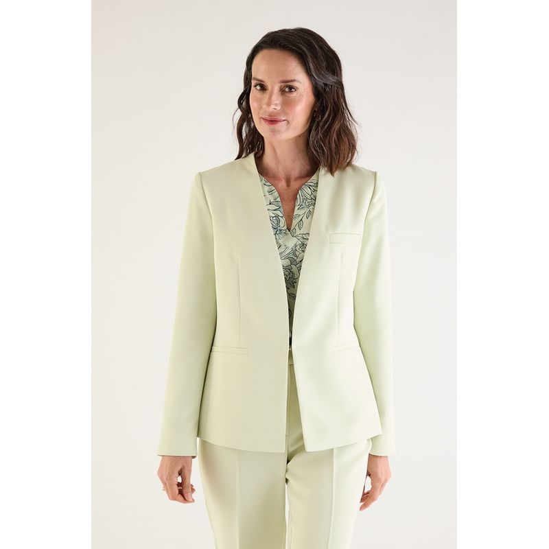 MA GRIFFE - Blazer Verde Agua Mujer Magriffe