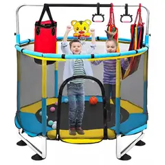 GENERICO - Cama elastica Trampolin Multifuncional 150x120 Azul