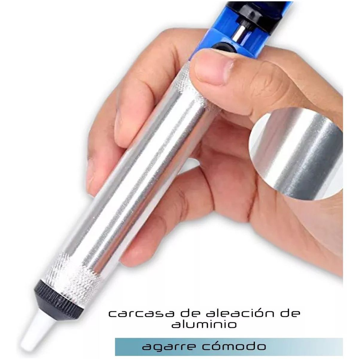 GENERICO - Succionador de soldadura lapiz desoldador macrotel