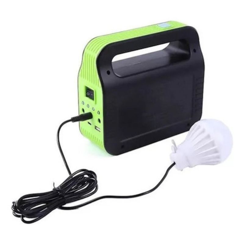 GENERICO - Kit Solar Emergencia Camping Usb 2 Ampolletas Led 36hrs
