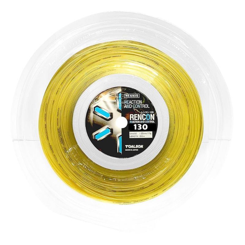 TOALSON - Cuerda Raqueta de Tenis Toalson Rencon 130 rollo 200m - Amarillo