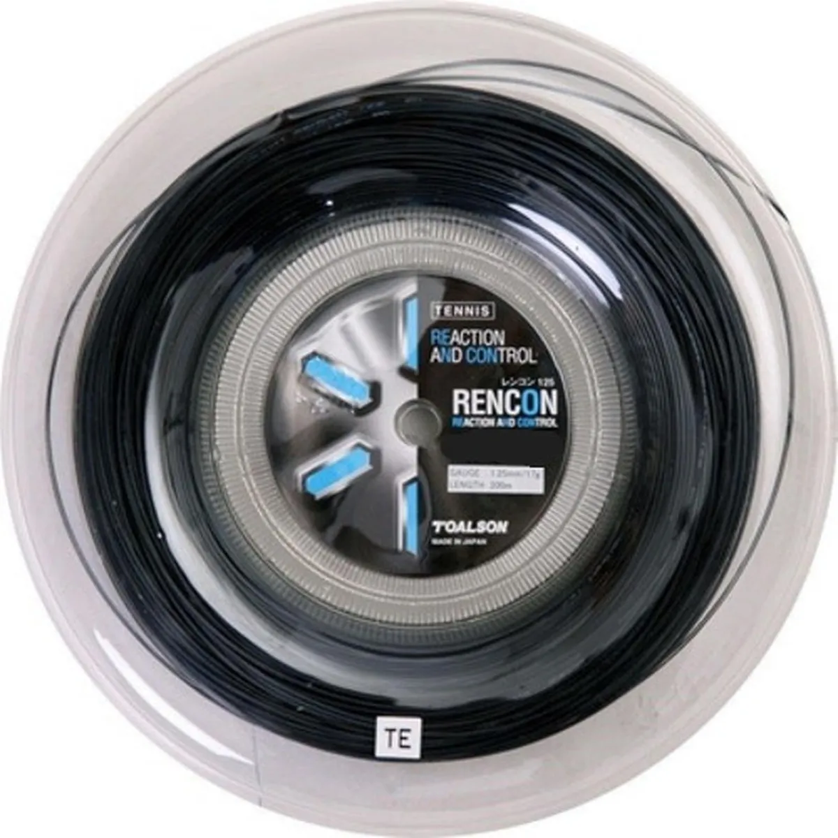 TOALSON - Cuerda Raqueta de Tenis Toalson Rencon 1,30 rollo 200m - Negro