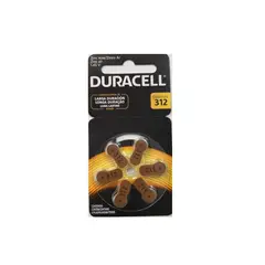 DURACELL - Pila Auditiva D312x6 145 Volt Fx