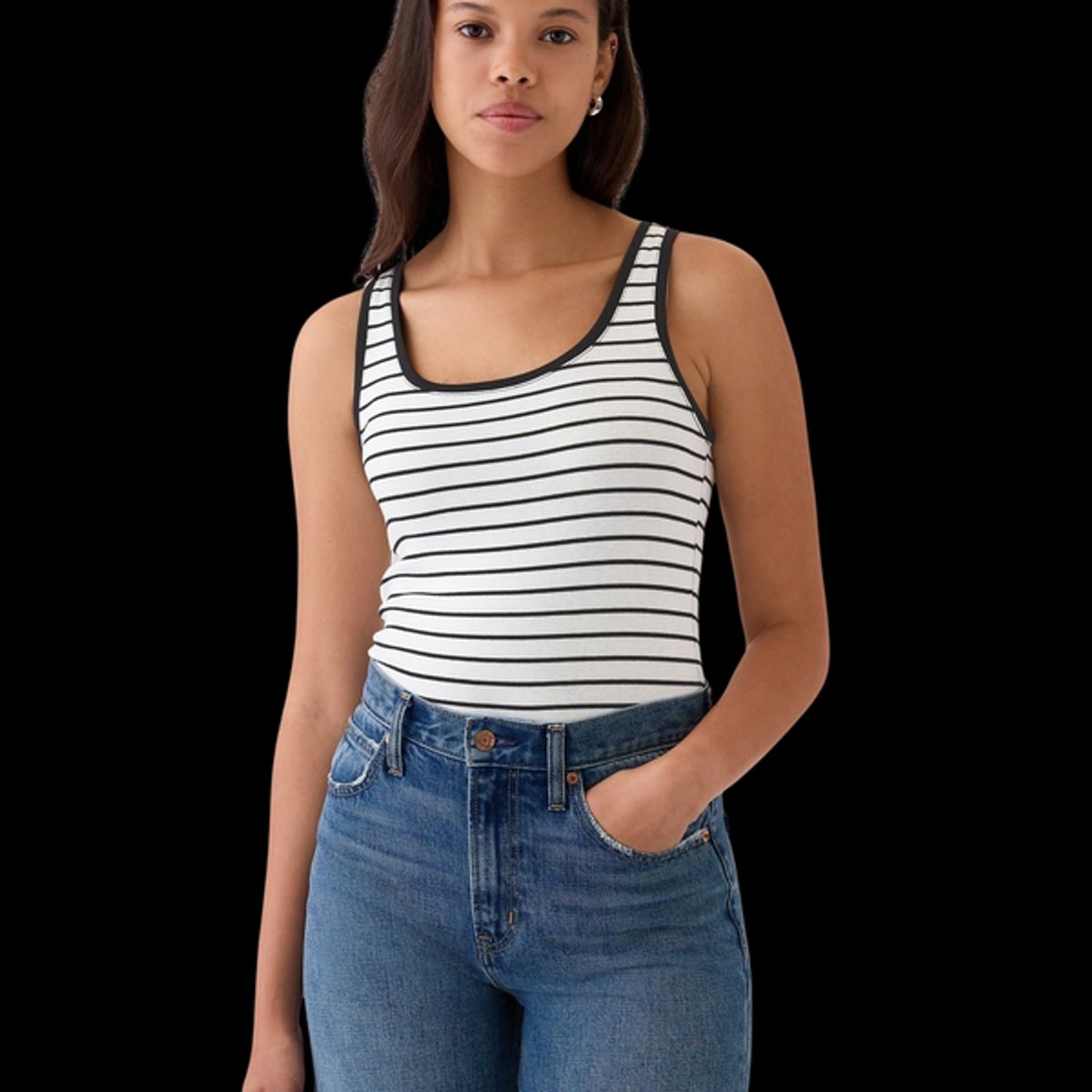 GAP - Polera Cropped Sin Manga Mujer Multicolor