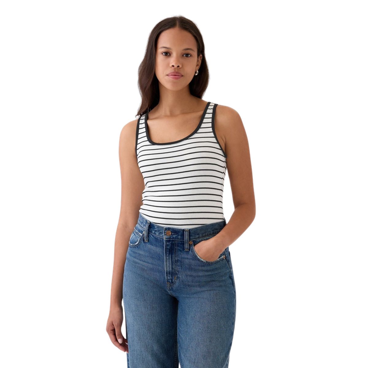 GAP - Polera Cropped Sin Manga Mujer Multicolor