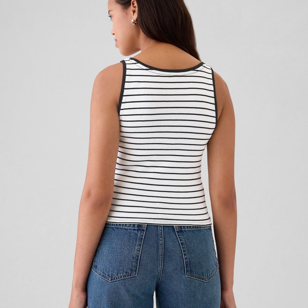 GAP - Polera Cropped Sin Manga Mujer Multicolor