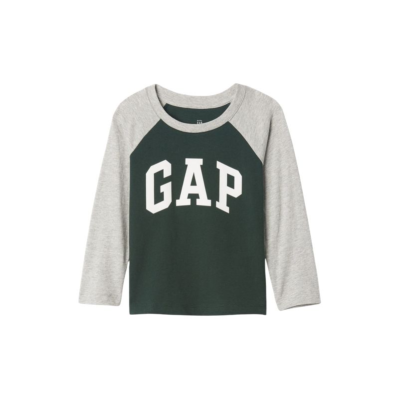 GAP - Polera Logo Manga Larga Hombre Multicolor
