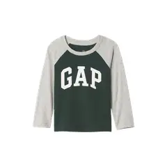 GAP - Polera Logo Manga Larga Hombre Multicolor