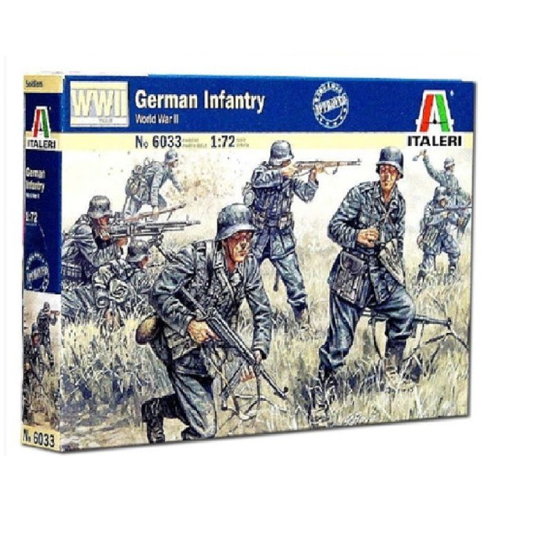 BAUL MAGICO - Soldados Italeri Infantería Alemana 6033 Fig Escala 172 B33