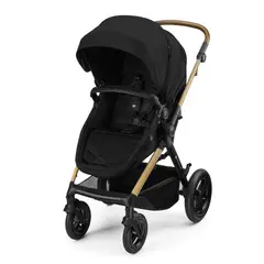 KINDERKRAFT - Coche Travel System Moov2 XL Air Black 3 en 1 + Base