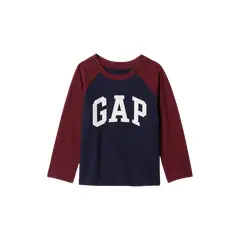 GAP - Polera Logo Manga Larga Hombre Rojo
