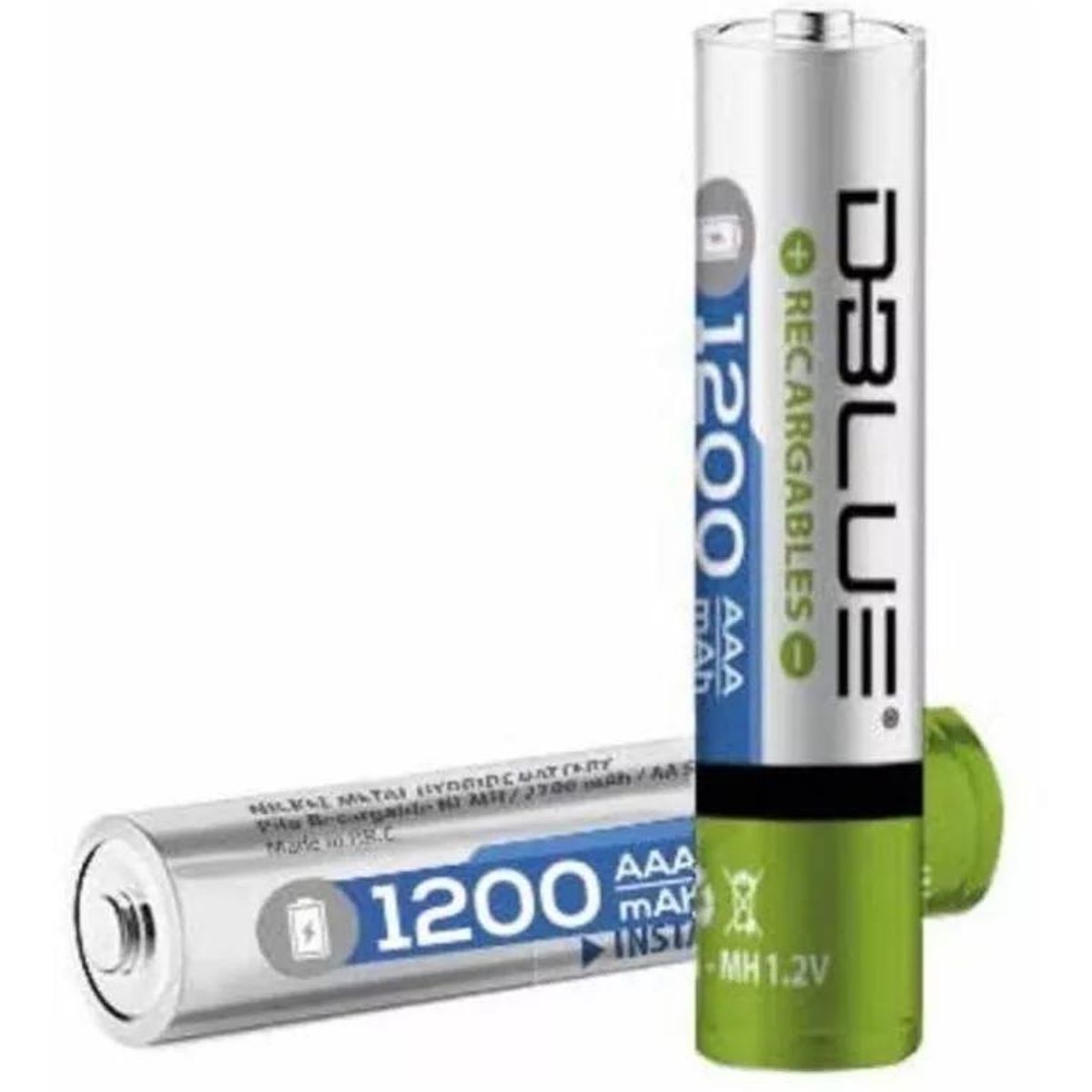 GENERICO - Paquete de 5 Baterías Recargables AAA Dblue 1200mAh