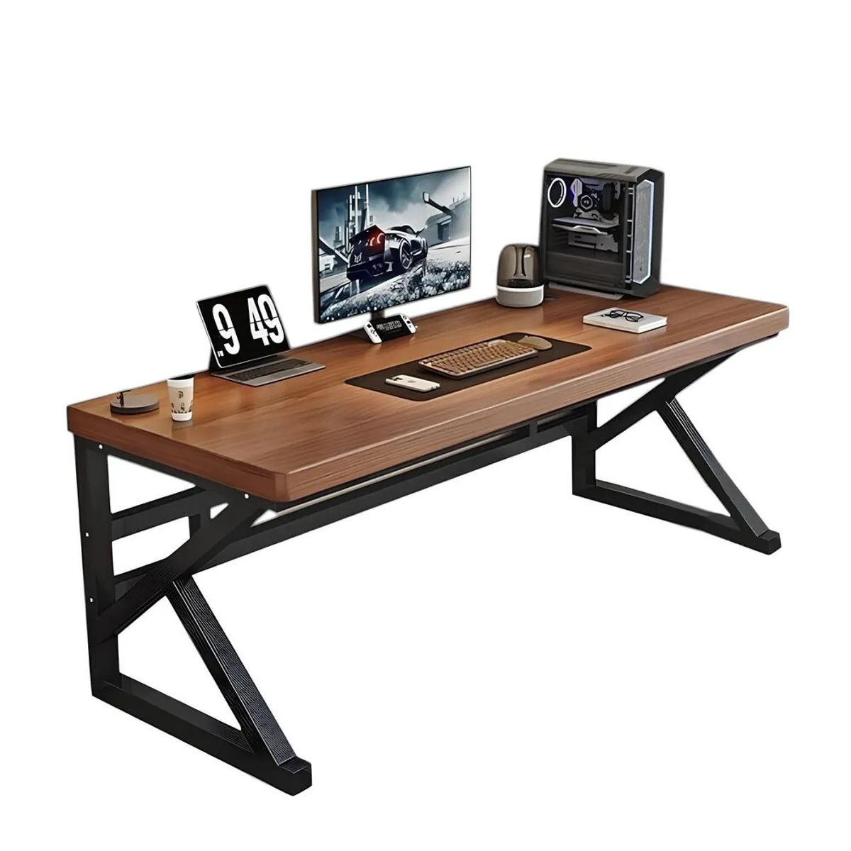 LUBABYCAS - Escritorio De Madera Diseño K Snow 120cm LuBabycas