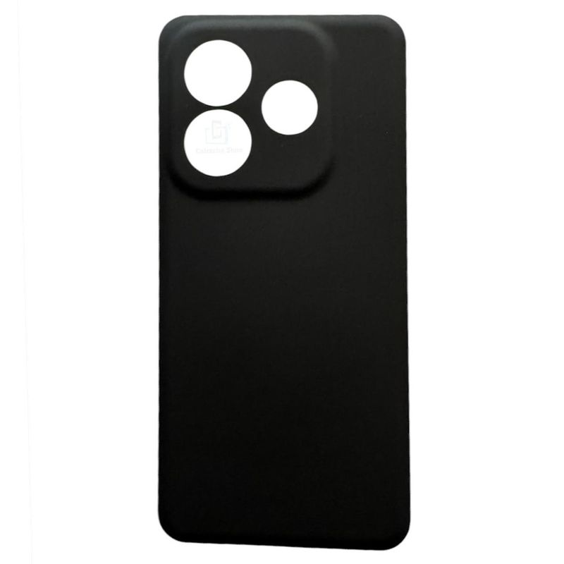 GENERICO - Carcasa De Silicona Suave Para Xiaomi Note 14 5g - Negro