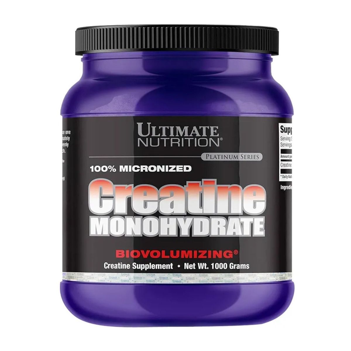 ULTIMATE NUTRITION - Creatina Monohidratada 1 Kg Ultimate Nutrition