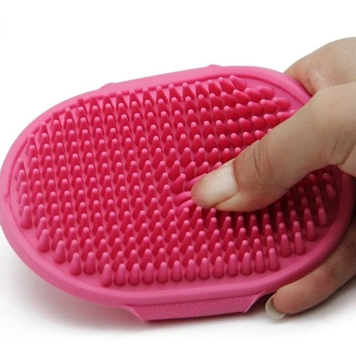 DEFENSOR FOREVER - Peine Cepillo Quita Pelos De Silicona Perros Gato Rosado