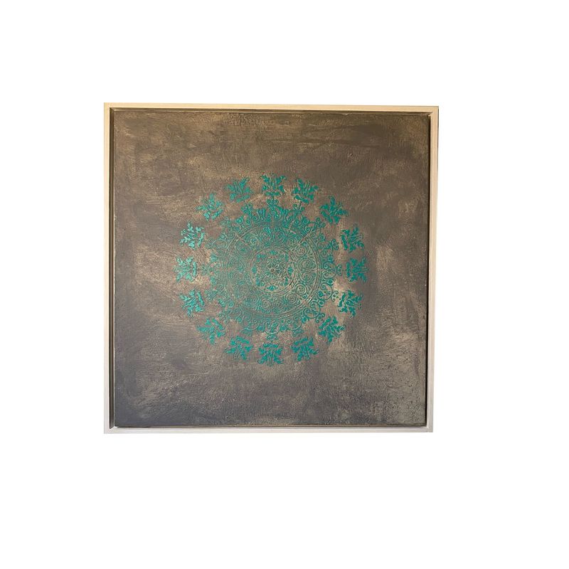 GENERICO - Mandala calipso, Cuadro decorativo  80x80