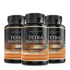 NUTRALIFE - Tetra Magnesio Bisglicinato + Treonato + Malato + Taurato Lf 3x90 Cap