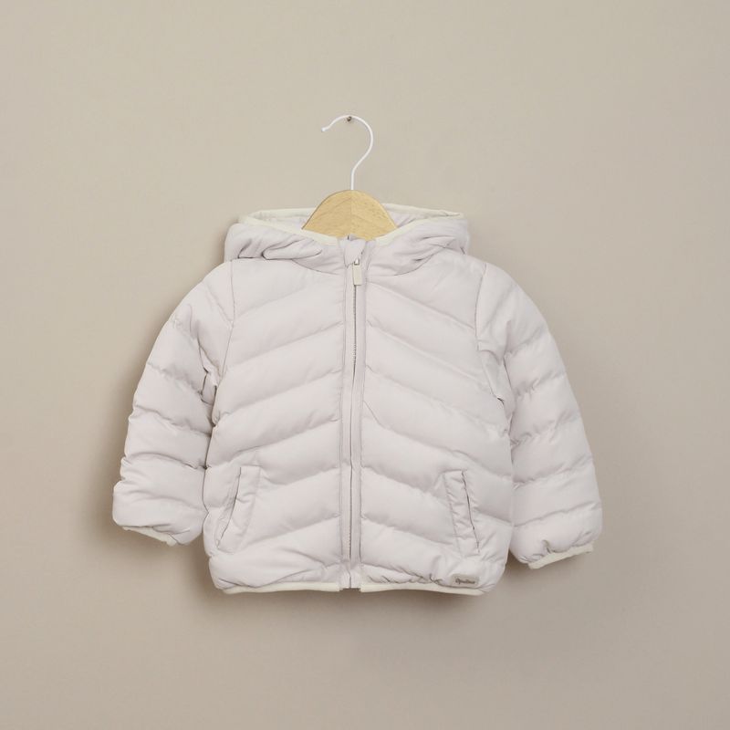 OPALINE - Parkas Bebé niña Beige 40148 Opaline