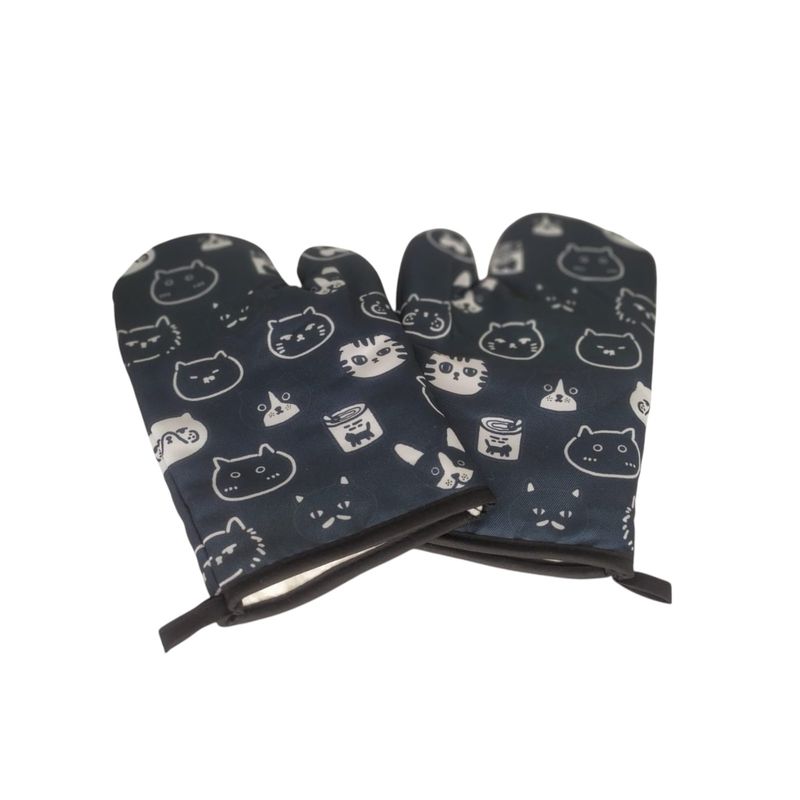 GENERICO - Dos Guantes De Cocina Toma Ollas Guantes De Horno Kawaii