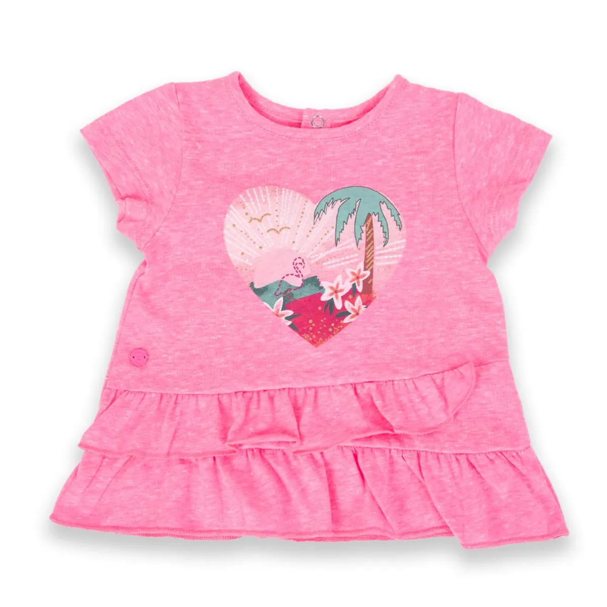 PILLIN - Polera Bebé Niña Rosado Pillin - Rosa