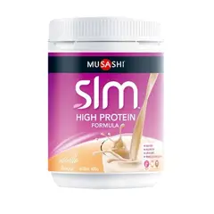 MUSASHI - Slm High P Batido De Proteinas Para Bajar De Peso Vainilla