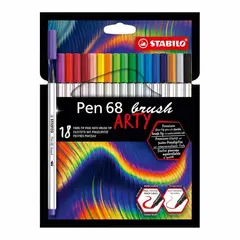 STABILO - Set de 18 Pen 68 Brush Arty