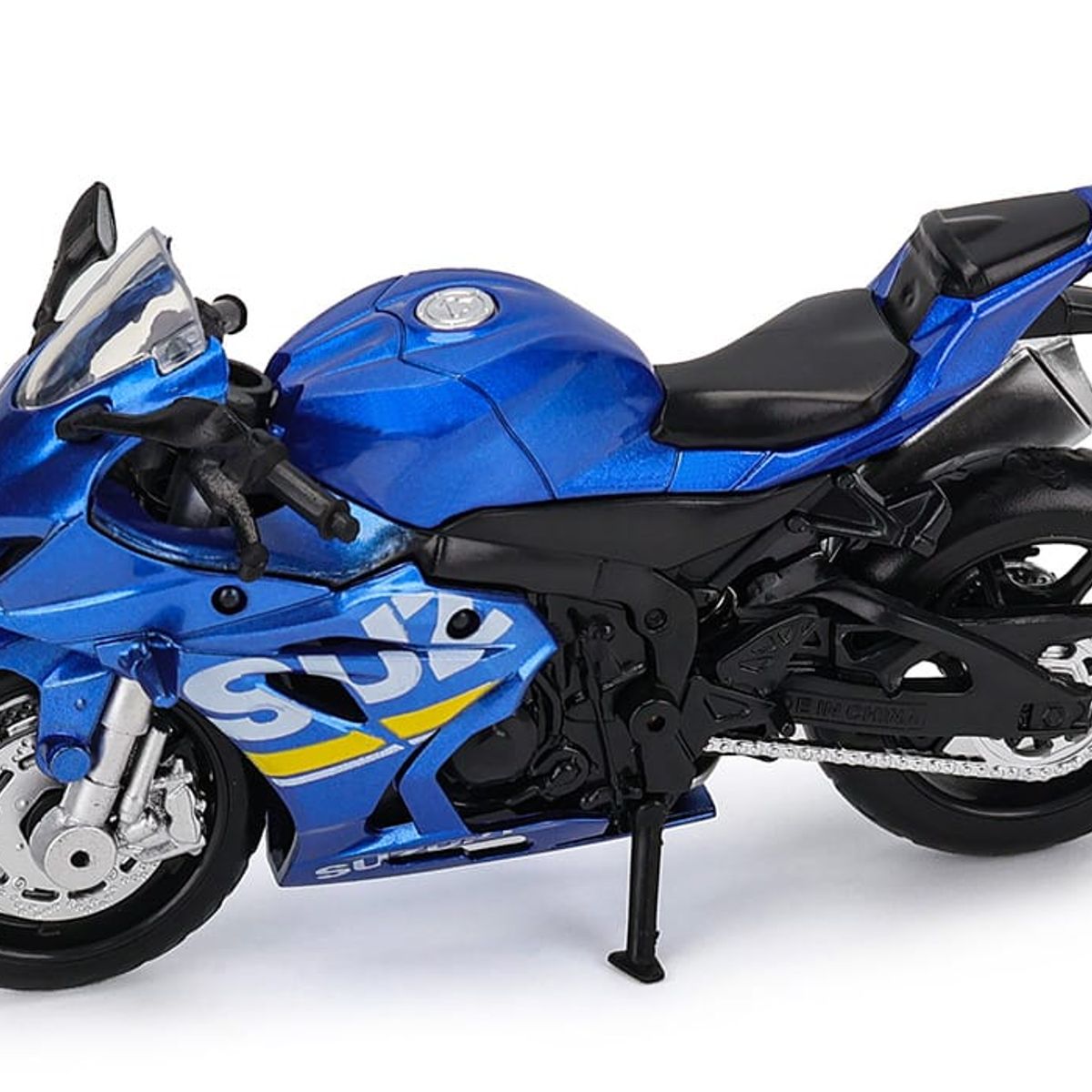 GENERICO - Moto Suzuki GSX-R1000 escala 1 :18 azul