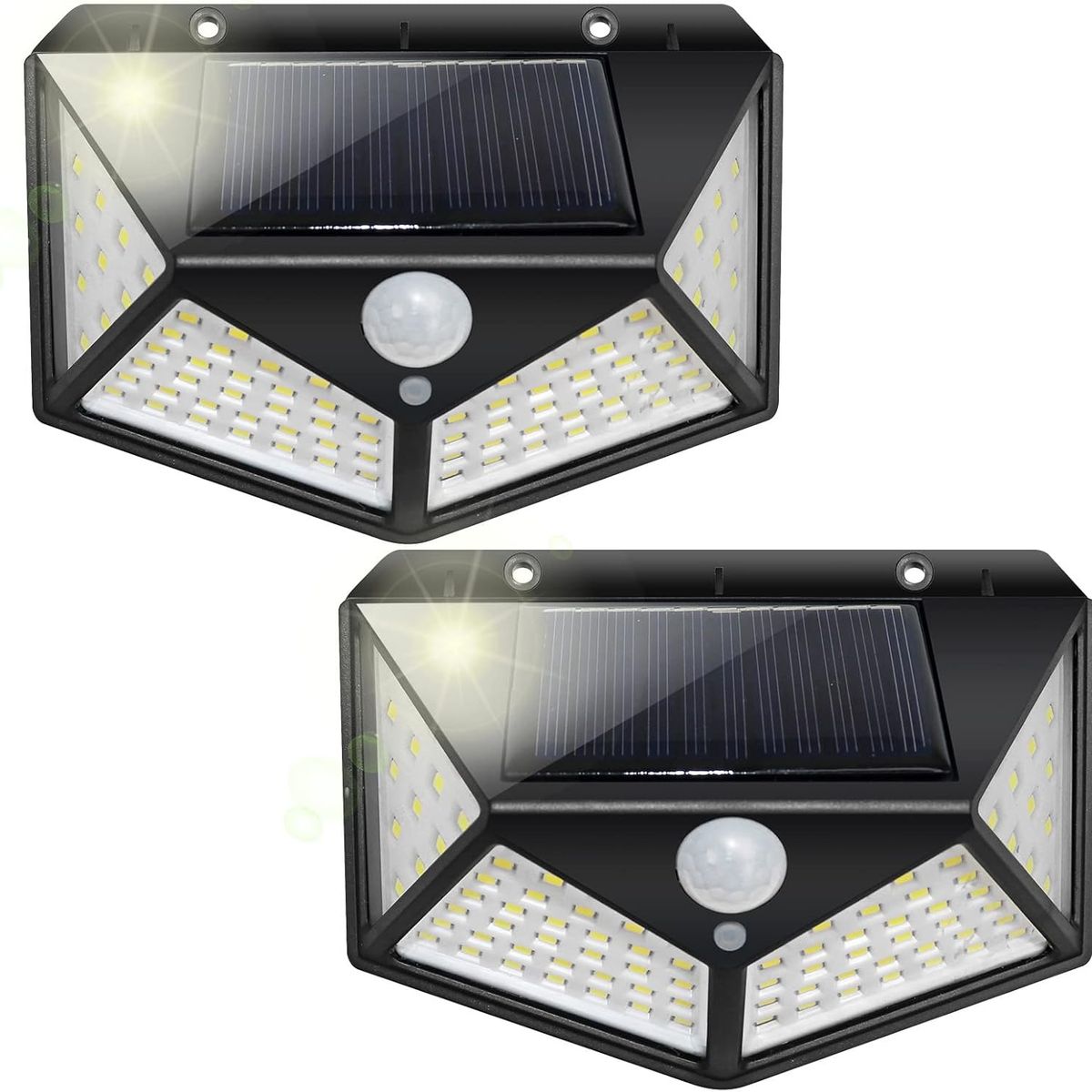 ANENG - Luz Solar Lamparas Exterior con Sensor de Movimiento 2  Paquete IP65