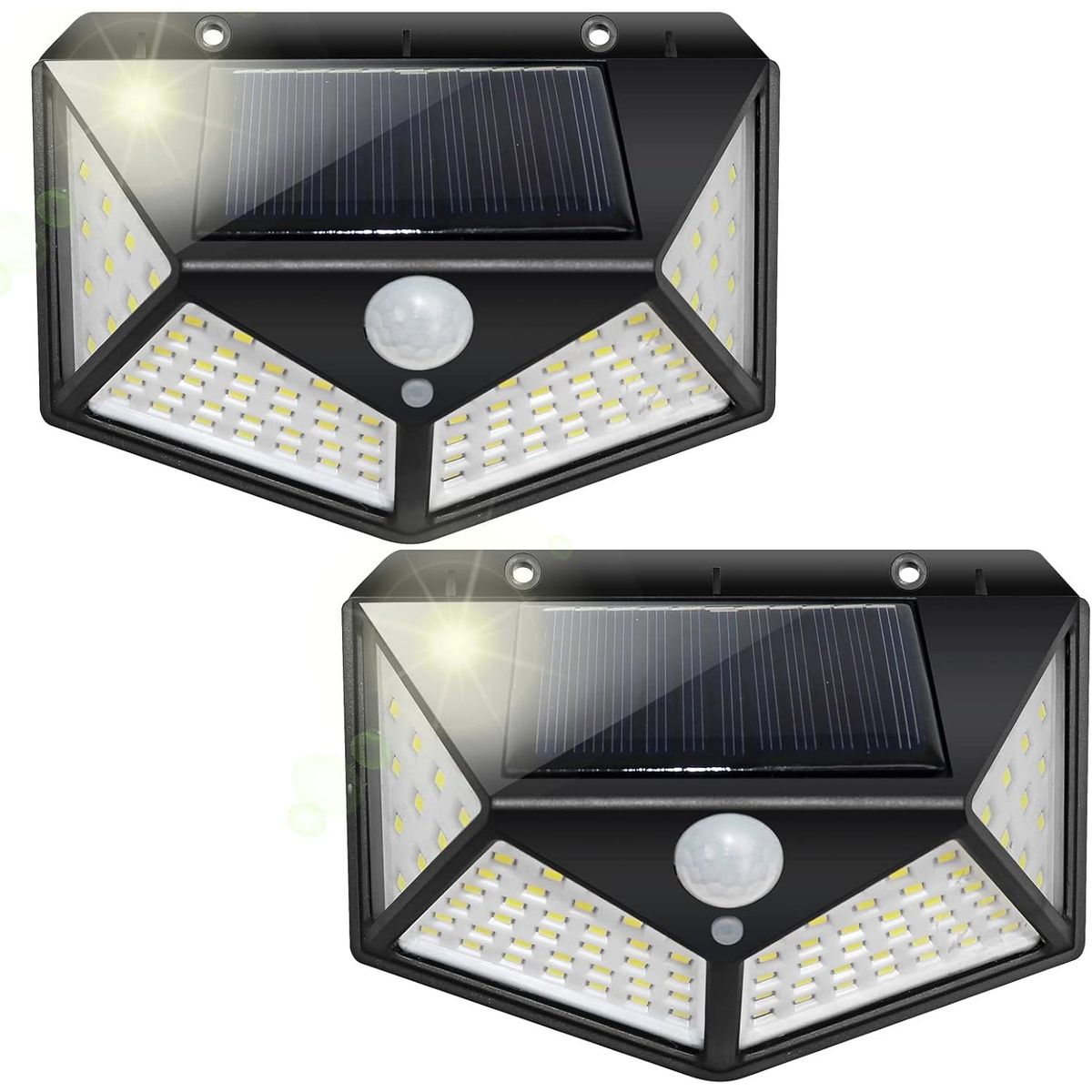 ANENG - Luz Solar Lamparas Exterior con Sensor de Movimiento 2  Paquete IP65