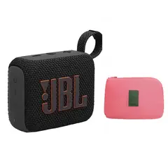 JBL - Go 4 Parlante Bluetooth 5.3 Acuatico IPX67-Negro y Estuchen