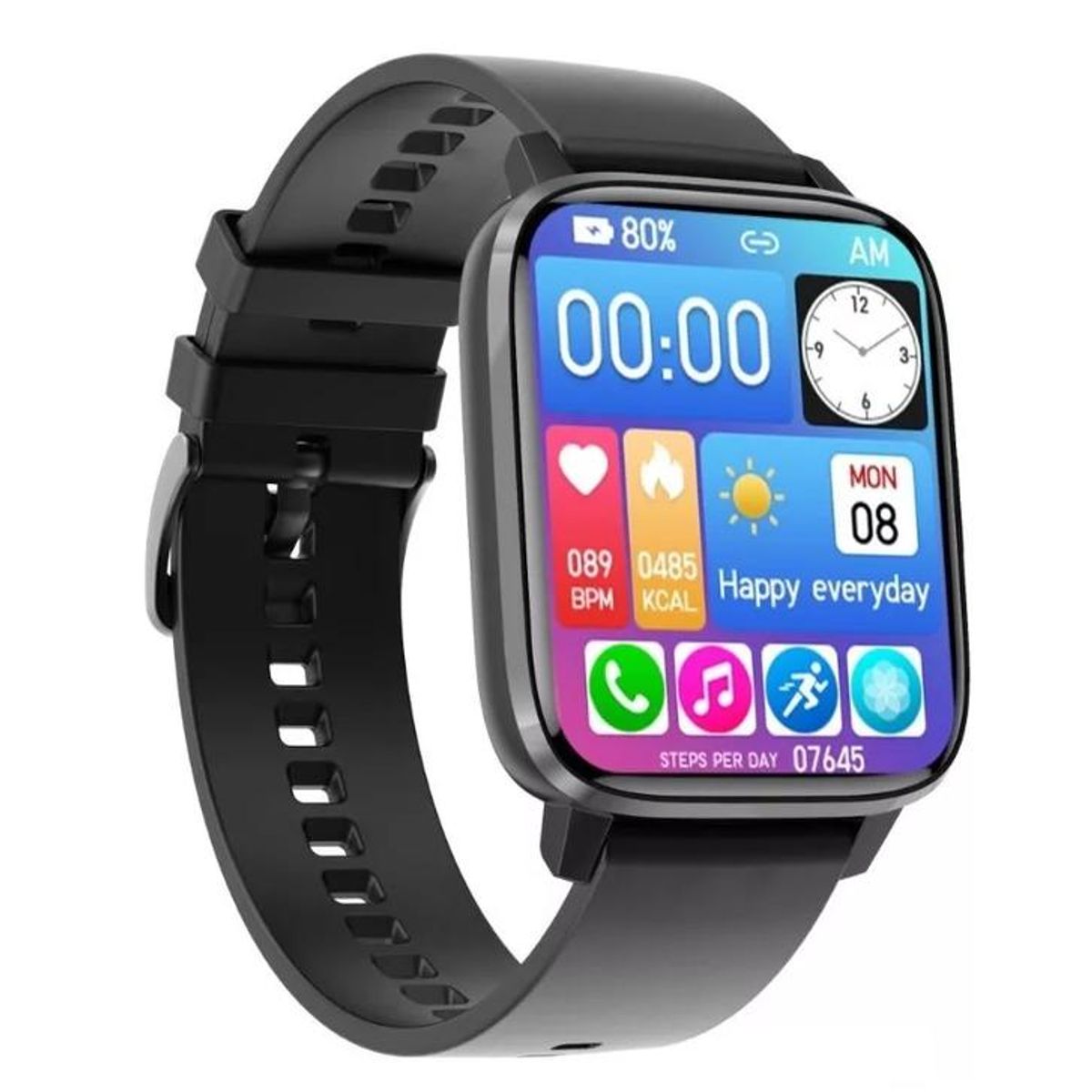 GENERICO - Smartwatch max reloj inteligente bluetooth color negro