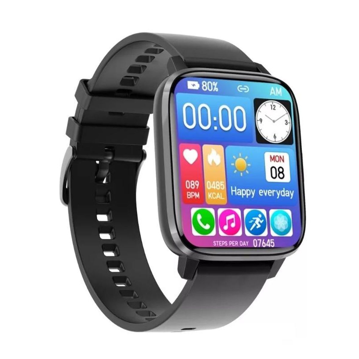 GENERICO - Smartwatch max reloj inteligente bluetooth color negro