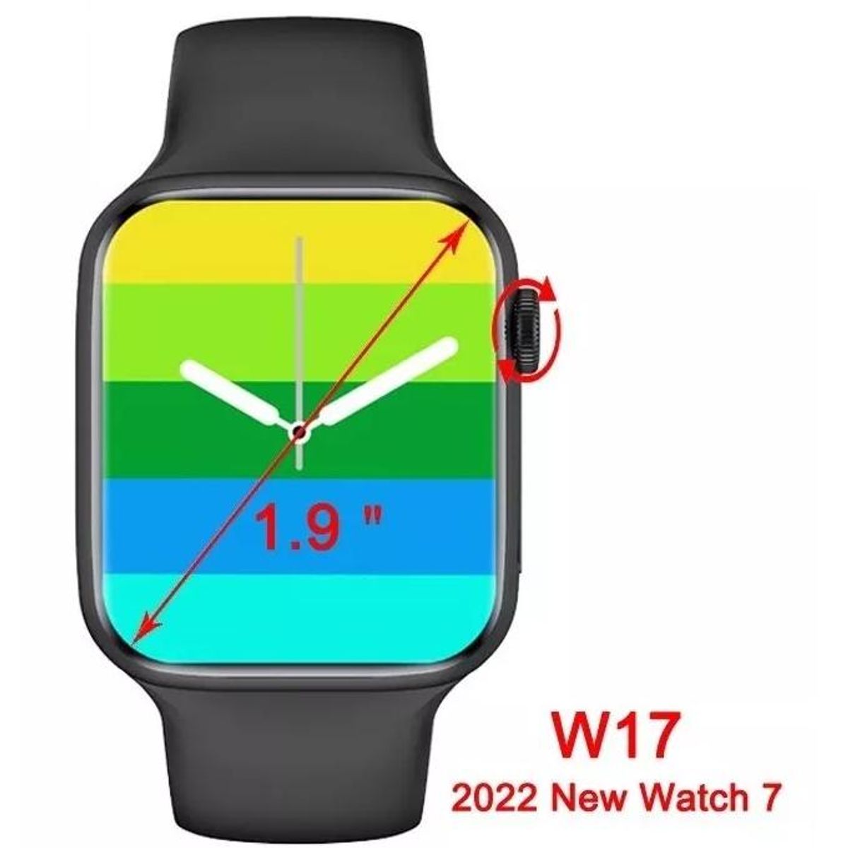 GENERICO - Reloj inteligente pro call serie 7 color negro