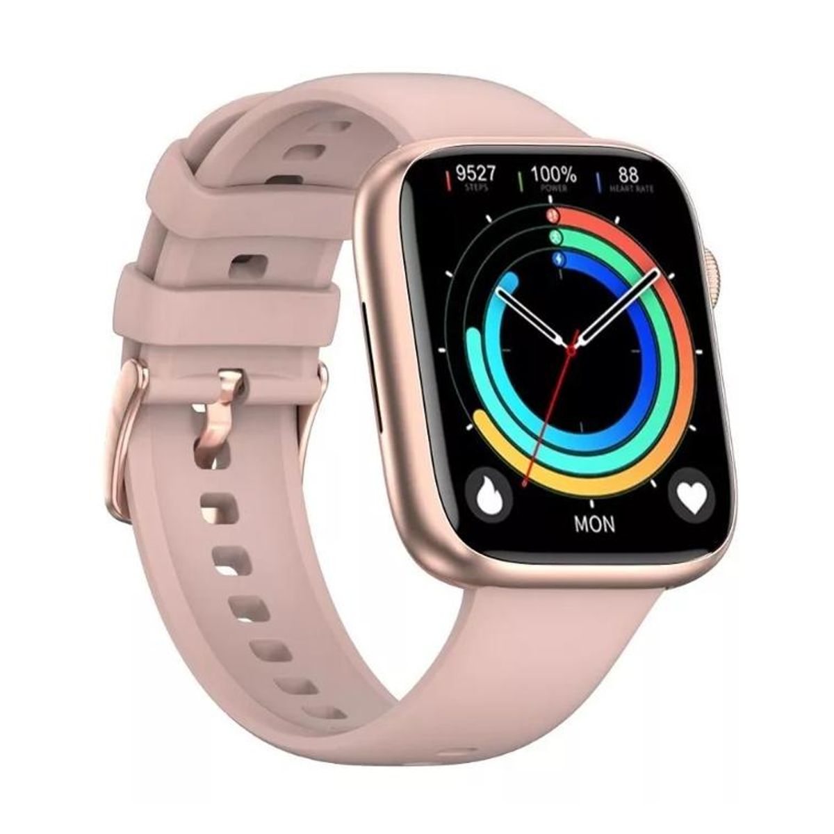 GENERICO - Smartwatch reloj inteligente bluetooth llamadas color rosado