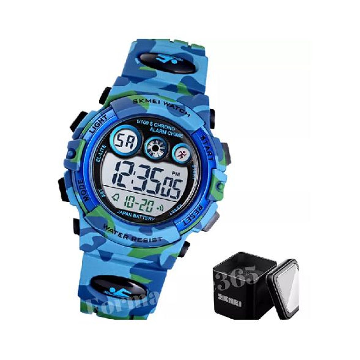 GENERICO - Reloj pulsera digital skmei 1547 con correa de poliuretan