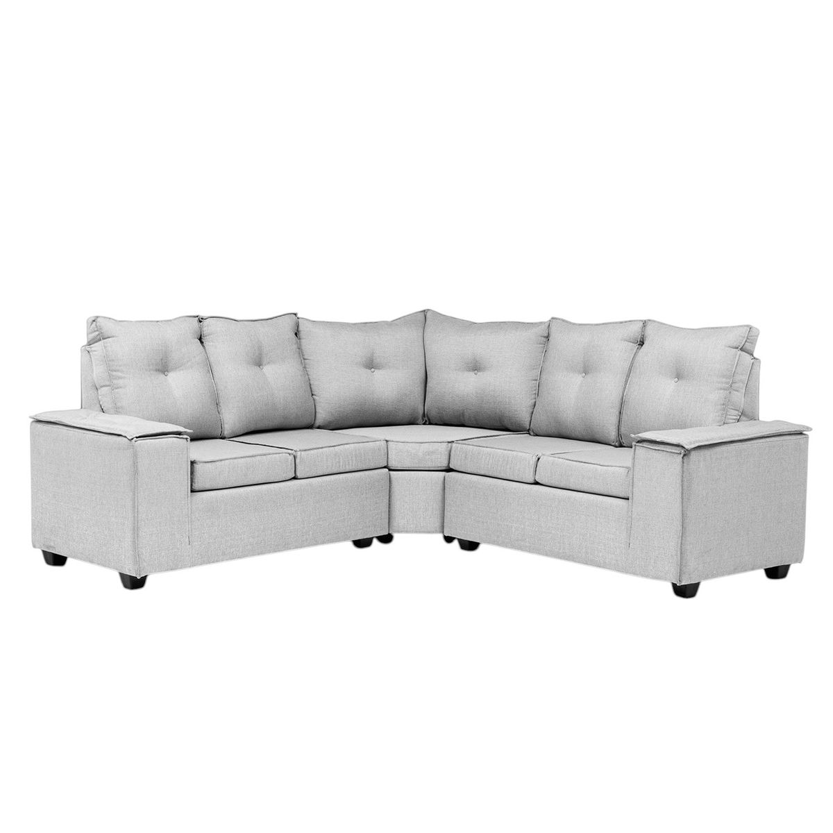 MEXX MUEBLES - Seccional Sofá Hamburgo 5 Cuerpos