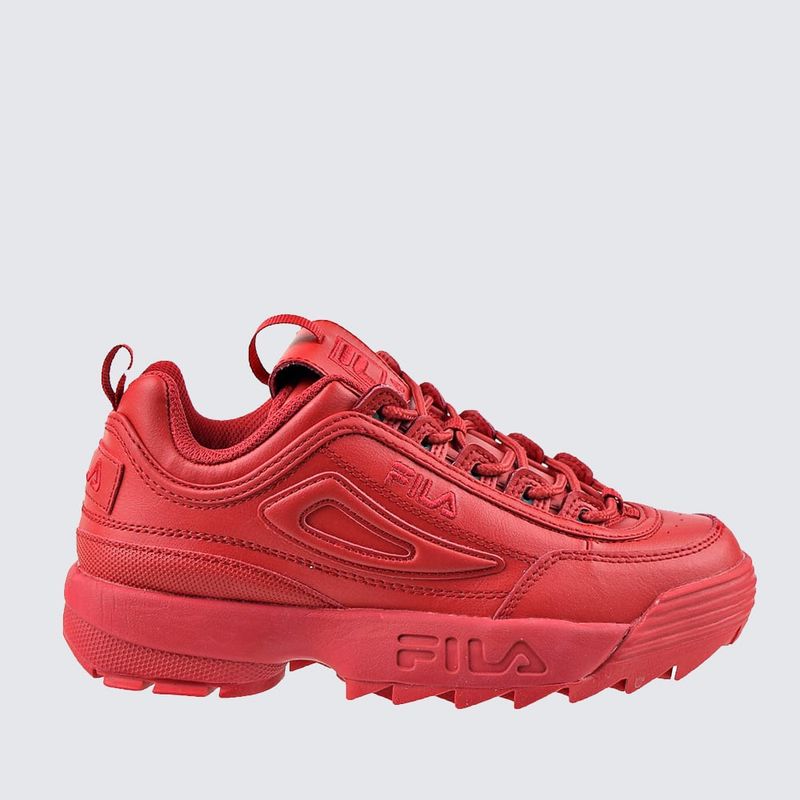 FILA - Zapatillas De Mujer Fila Disruptor II Rojo