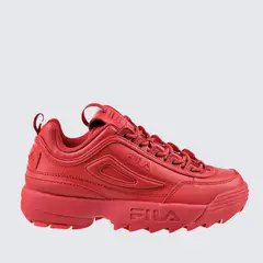 FILA - Zapatillas De Mujer Disruptor II Rojo