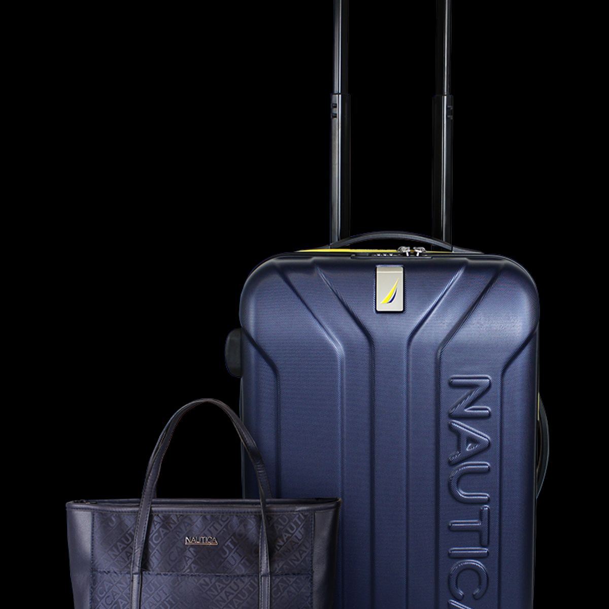 NAUTICA - Pack Nautica Maleta cabina Prime 10kg + Cartera Leeway azul