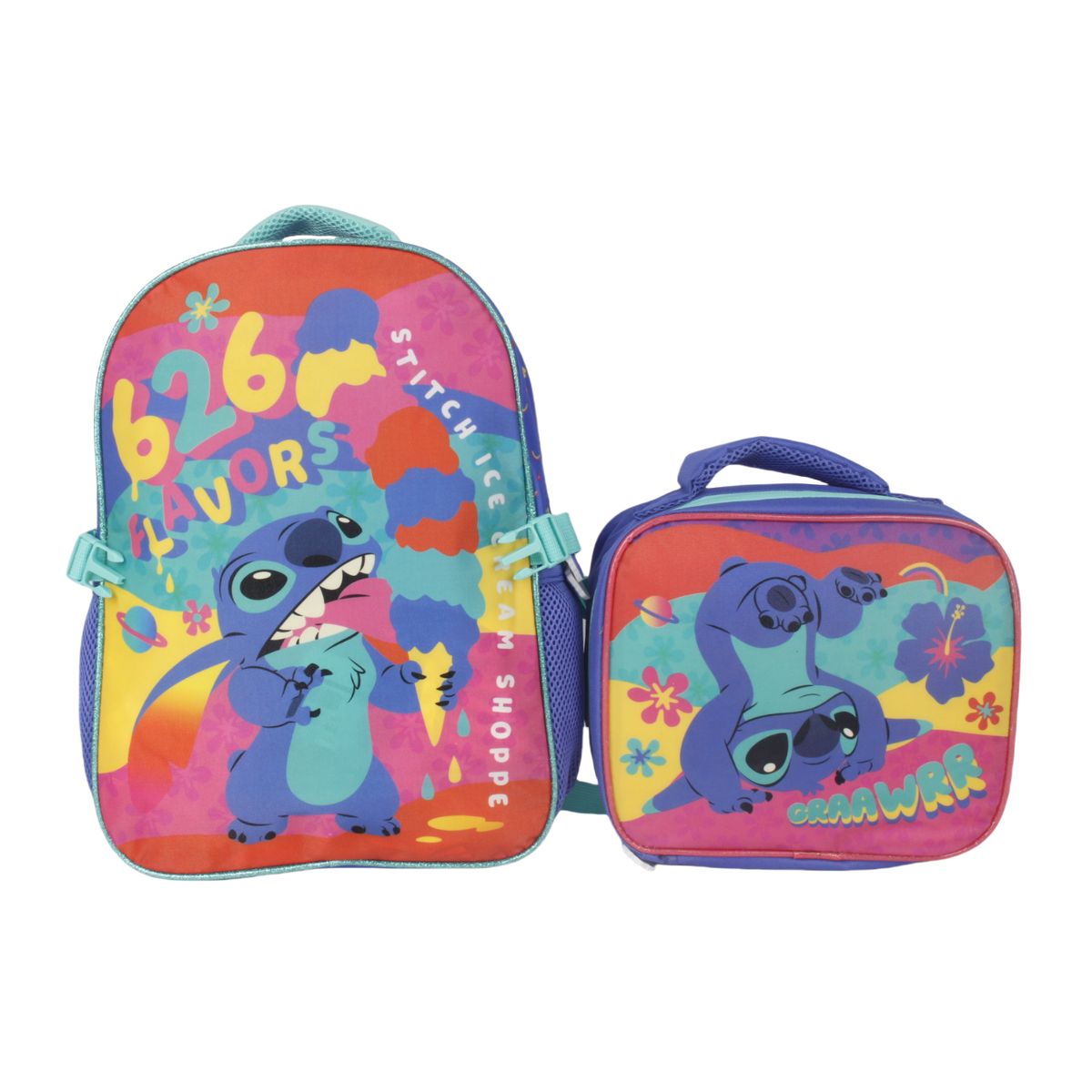 LILO & STITCH - Mochila con Lonchera Stitch
